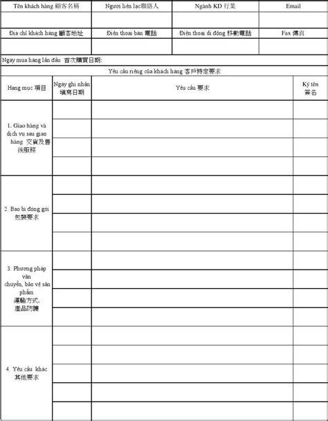 客户特定要求清单 word文档在线阅读与下载 免费文档