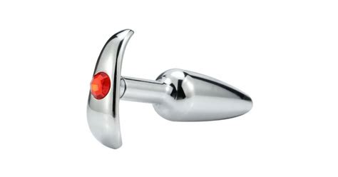 Dop Anal Metalic Anchor Base Cristal Rosu 10 Cm Guilty Toys Arhiva Okazii Ro