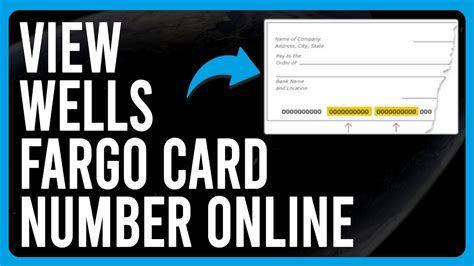 How To View Wells Fargo Card Number Online Wells Fargo Card Guide