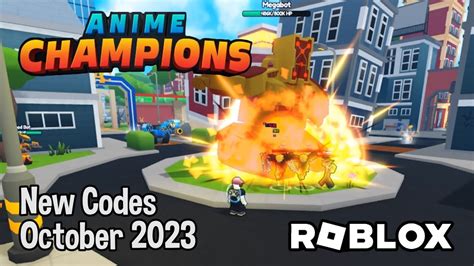 Roblox Anime Champions Simulator New Codes October 2023 Youtube