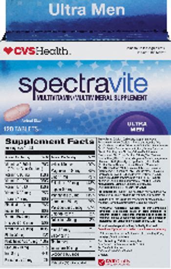 Cvs Health Spectravite Ultra Men 1200 Tablets Kusoglife