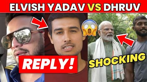 Elvish Yadav REPLY To Dhruv Rathee L Ankit Baiyanpuria Meets PM