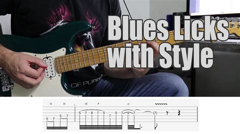 Blues Licks With Style Guitar Lesson With Tabs Link To Full Lesson