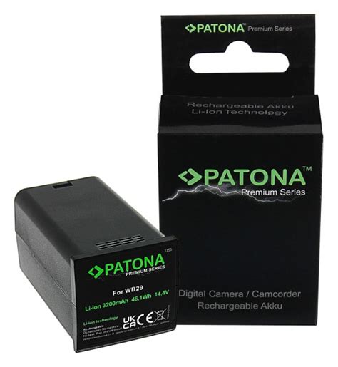 PATONA Premium Baterija Za Godox AD200 I AD200 Pro WB29 Studio Flash LG