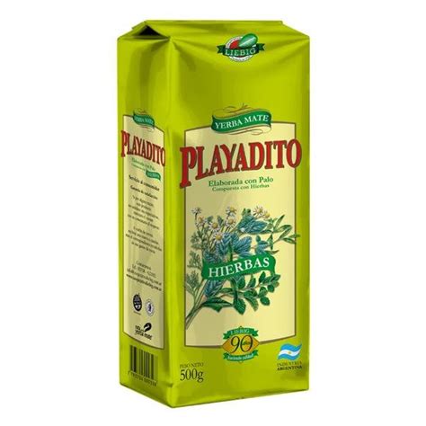 Playadito Con Hierbas Mat G Yerbamate Lt