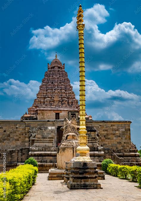 Gangaikonda Cholapuram Temple at Tamil Nadu, South India Stock Photo ...