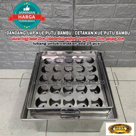 Jual Dandang Uap Kue Putu Bambu Cetakan Kue Putu Shopee Indonesia