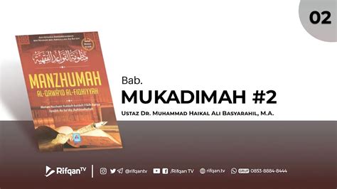 Ep Bab Mukadimah Ustaz Dr Muhammad Haikal Ali Basyarahil M