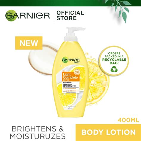 Garnier Light Complete Body Lotion [brightens And Moisturizes] 400ml