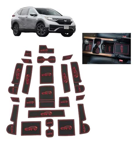 Set De Tapetes Cubre Huecos Rojos Honda Crv Cr V 2017 A 2020 Meses