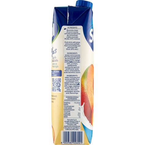 Succo Di Frutta Sant L Plus Pesca Mango Brik L Tetra Pak