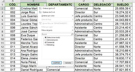 C Mo Filtrar Datos En Excel Digitalizatec