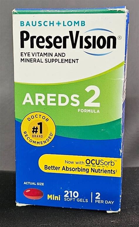 Bausch Lomb Preservision Areds Formula Ct Minis Exp