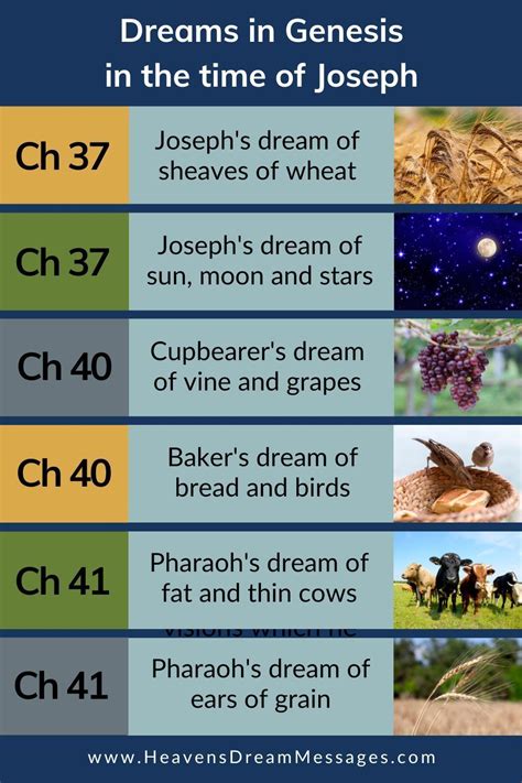 Biblical Dream Interpretation Infographics Artofit