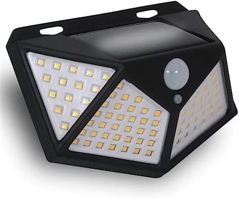 Lumin Ria Solar Leds Arandela Sensor De Presen A Autom Tico Luz