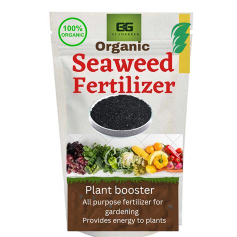 Elamgreen Seaweed Fertilizer For Plants Seaweed Fortified Compost For