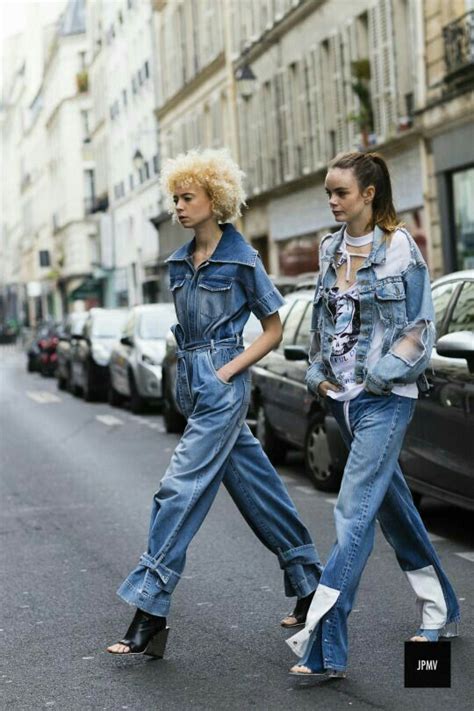 Double Denim Loving These Looks Denim Street Style Denim