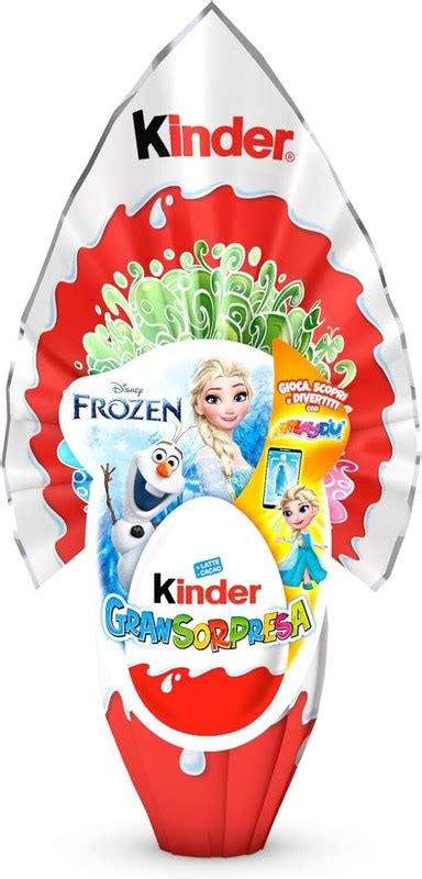 Gran Huevo Sorpresa Kinder De Frozen Huevo De Pascua De Kinder