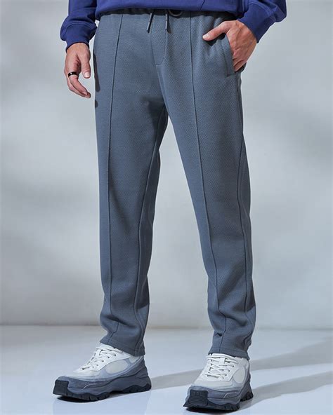 Buy Mens Grey Track Pants Online At Bewakoof