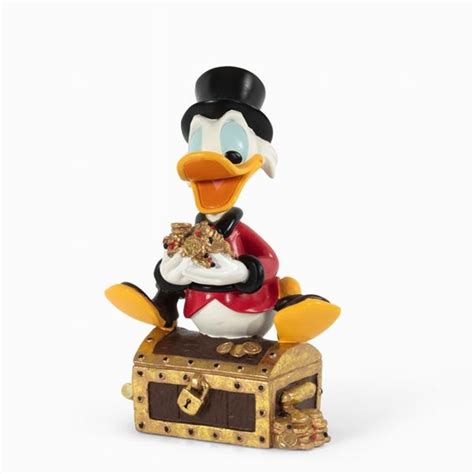 Disney Statuetta Zio Paperone Con Forziere Asta POP Culture E