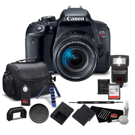 Canon Eos Rebel T7i Digital Slr Camera 18 55mm Lens 1894c002 Bundle