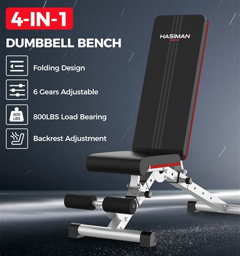 Foldable Dumbbell Bench Weight Training Grelly USA