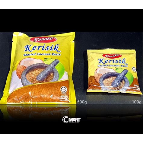 Rasaku Kerisik Toasted Coconut Paste 100GM 500GM Shopee Malaysia