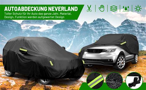 SUV Auto Abdeckplane Winter NEVERLAND Autoabdeckung Autogarage