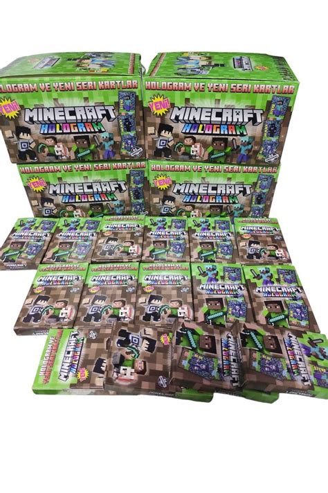 Newbrendhome Minecraft Minik Kutu Adet Holograml Yeni