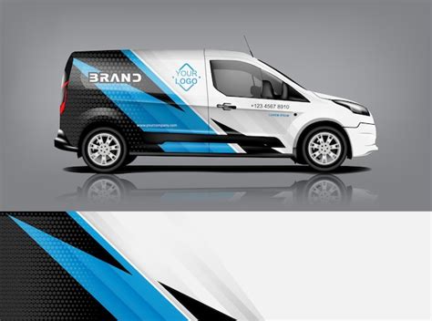 Premium Vector Van Wrap Design Wrap Sticker And Decal Design For