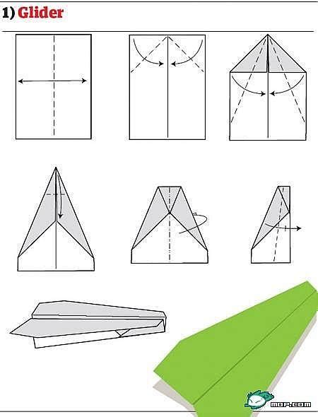 折纸飞机打印图 手工折纸大全 普车都