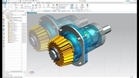 Siemens Nx Gear System Assembly YouTube