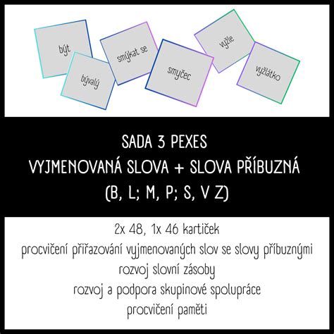 Sada Pexes Vyjmenovan Slova Slova P Buzn B L M P S V Z