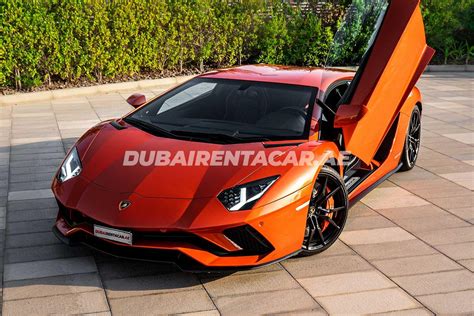 Rent Red Lamborghini Aventador 2019 Model Ref 68 In Dubai Id 68 Dubai Rent A Car