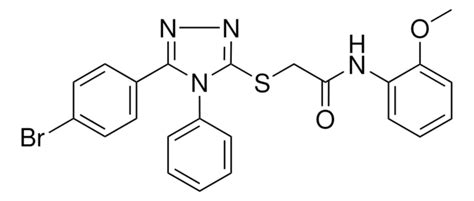 Bromo Ph Ph H Triazol Yl Thio N Methoxyphenyl