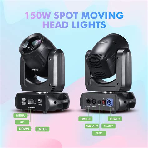 Snapklik W Led Moving Head Lights Beam Spot Wash Gobo Face