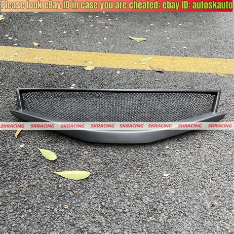 Fit For 2008 2009 Nissan Altima Coupe Matte Black Front Bumper Mesh