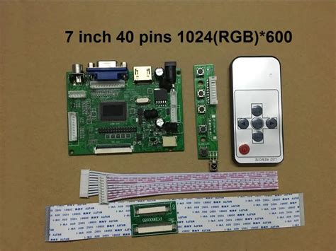 Lcd Ttl Lvds Controller Board Hdmi Vga Av Pin For At Tn