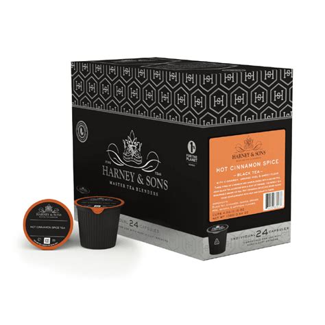 Harney And Sons Hot Cinnamon Spice Single Serve Tea Pods 24 Pack