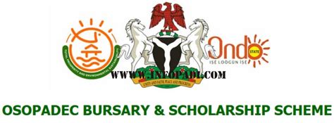 Ondo State Bursary Scholarships Scheme Osopadec Application Form 2019