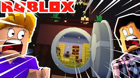 Roblox Big Bank Robbery Avec Furiousjumper Youtube