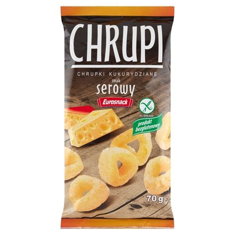 Eurosnack Chrupi Chrupki Kukurydziane Smak Serowy 70 G Zakupy Online