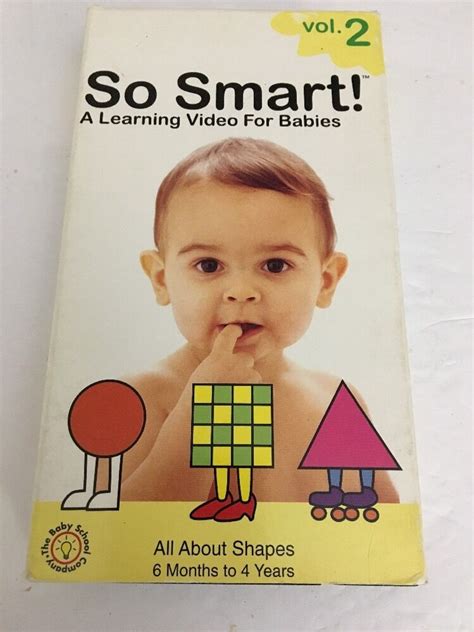 So Smart Shapesvhs1999volume 2 Tested Rare Vintage Collectible