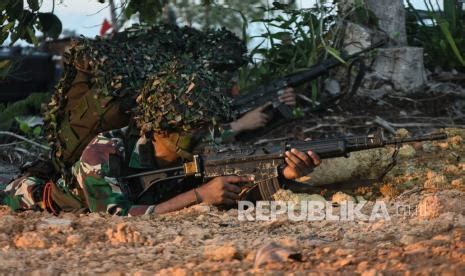 TNI AL Latihan Pendaratan Amfibi Di Panti Dabo Singkep Republika Online