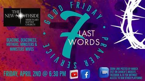 Good Friday Prayer Service And Last 7 Words Youtube