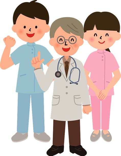 Open Doctor And Nurse Cartoon Free Transparent Png Clipart Clip