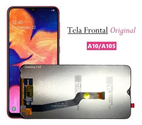 Tela Frontal Touch Display A10 A105 pelícu 3d cola capinha Frete grátis