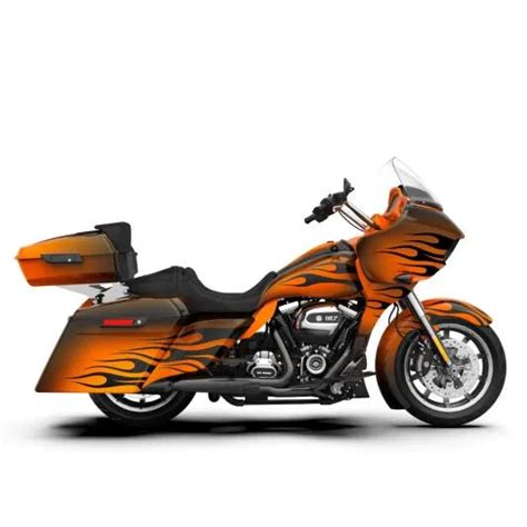 PYRO FLAME PATTERN FULL BODY COLOR SWAP BUNDLE FOR HARLEY DAVIDSON 201 ...