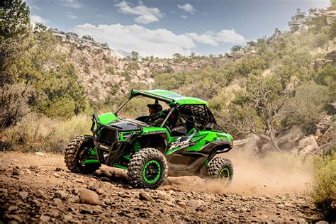 kawasaki teryx krx  side  side tougher  trails