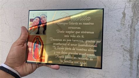 Placa Grabada Urna Funeraria Con Foto Trofeo 25x15cm Mebuscar México